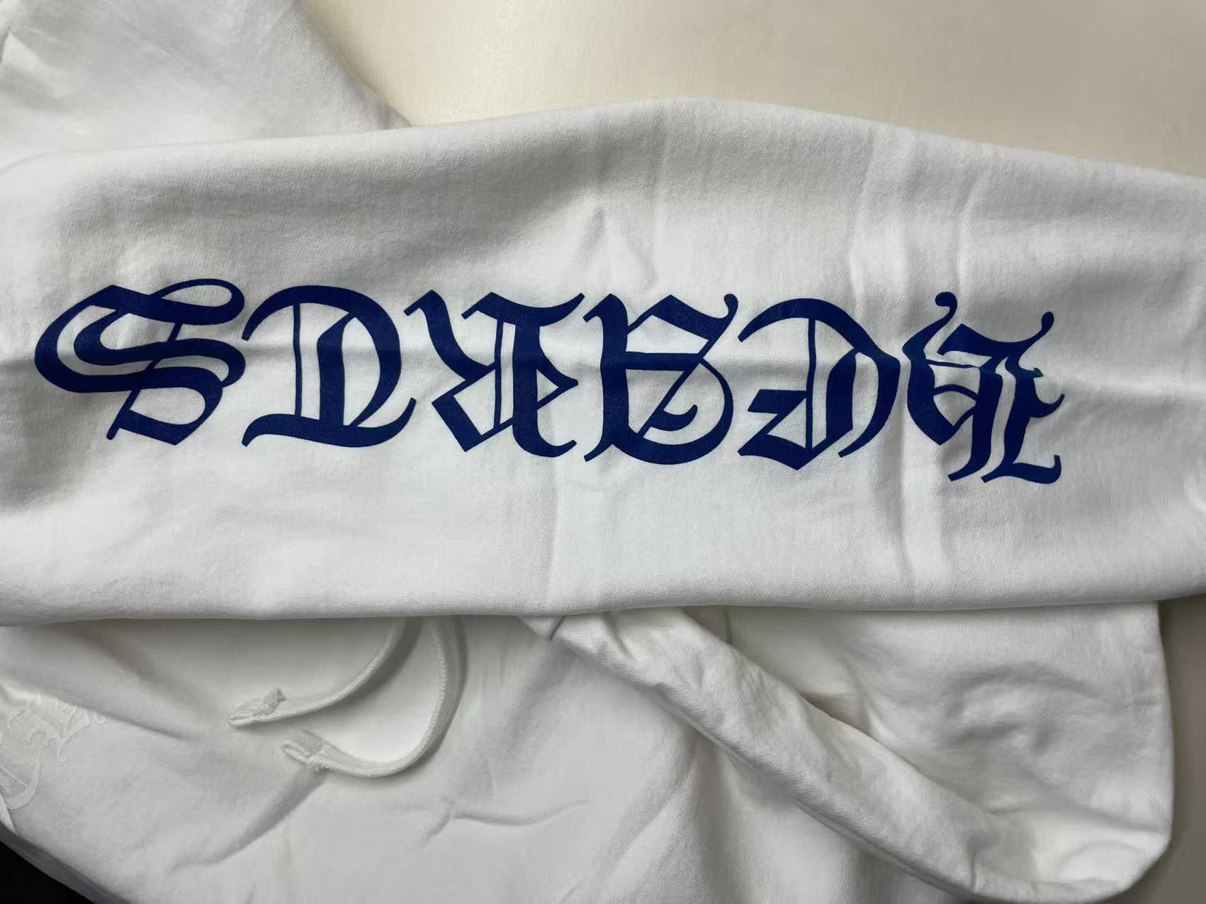 Chrome Hearts Chrome Hearts White Horseshoe Blue Script Sweatpants Size 29" - 5 Thumbnail