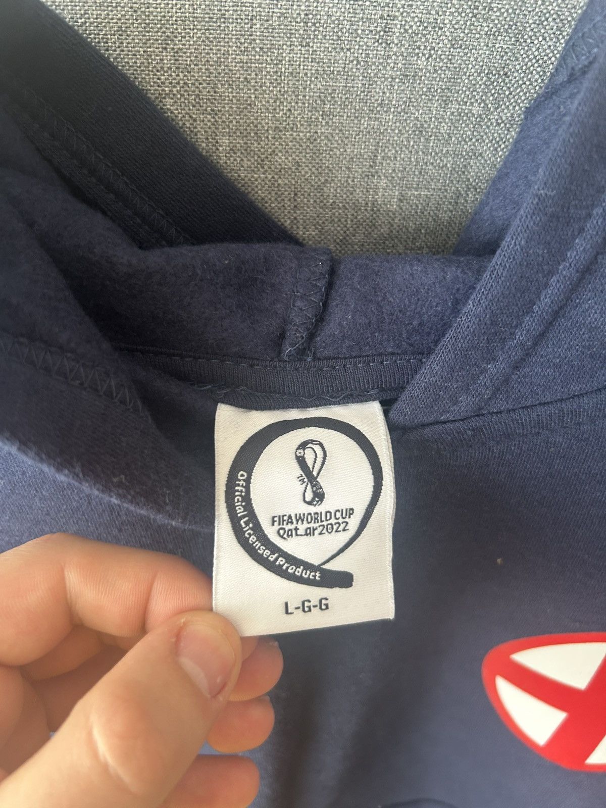 Other Official England Hoodie FIFA World Cup Qatar 2022 Navy New Size US L / EU 52-54 / 3 - 3 Thumbnail