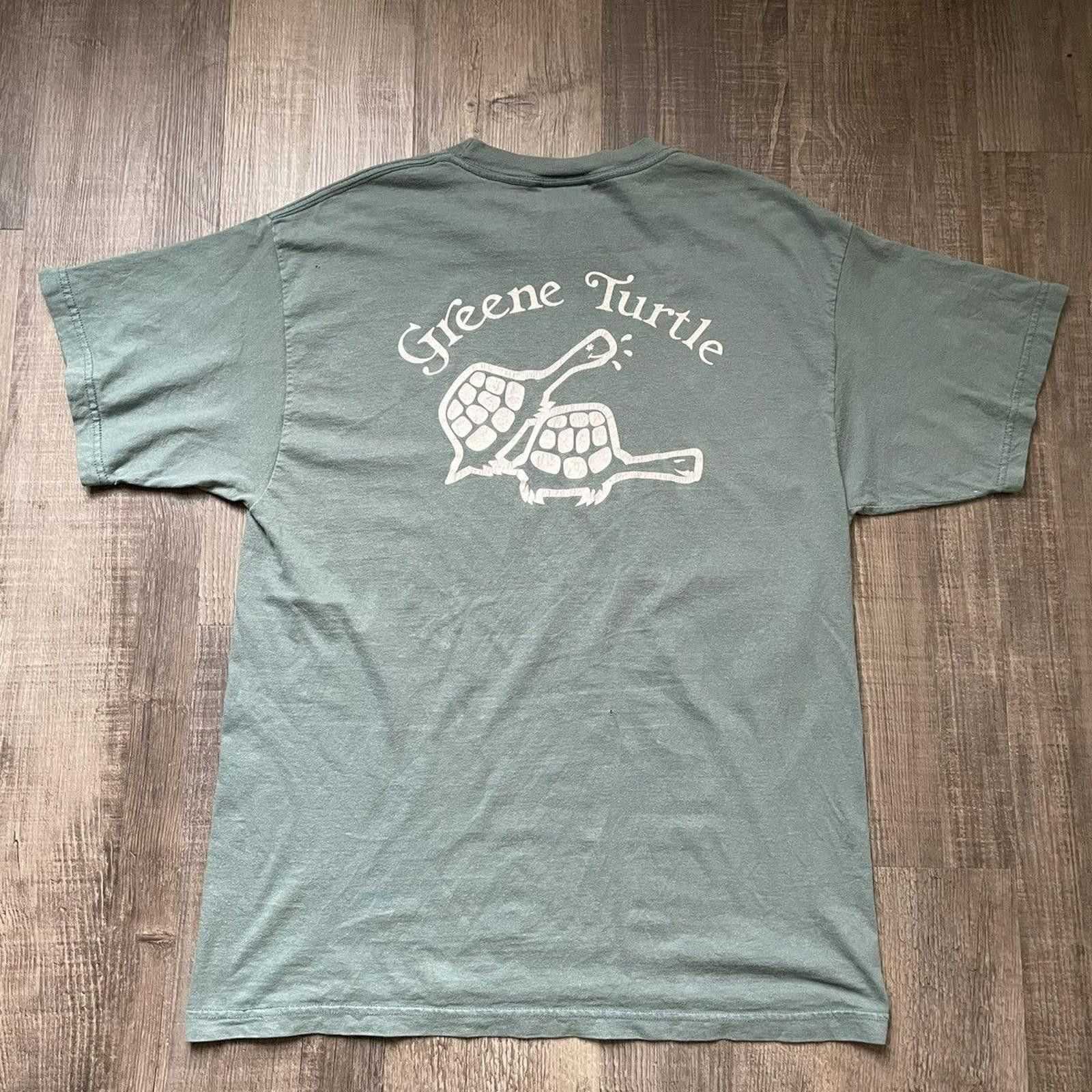 Vintage GLOBAL SELECT • VNTG "Green Turtle" Tee (XL) Size US XL / EU 56 / 4 - 2 Thumbnail