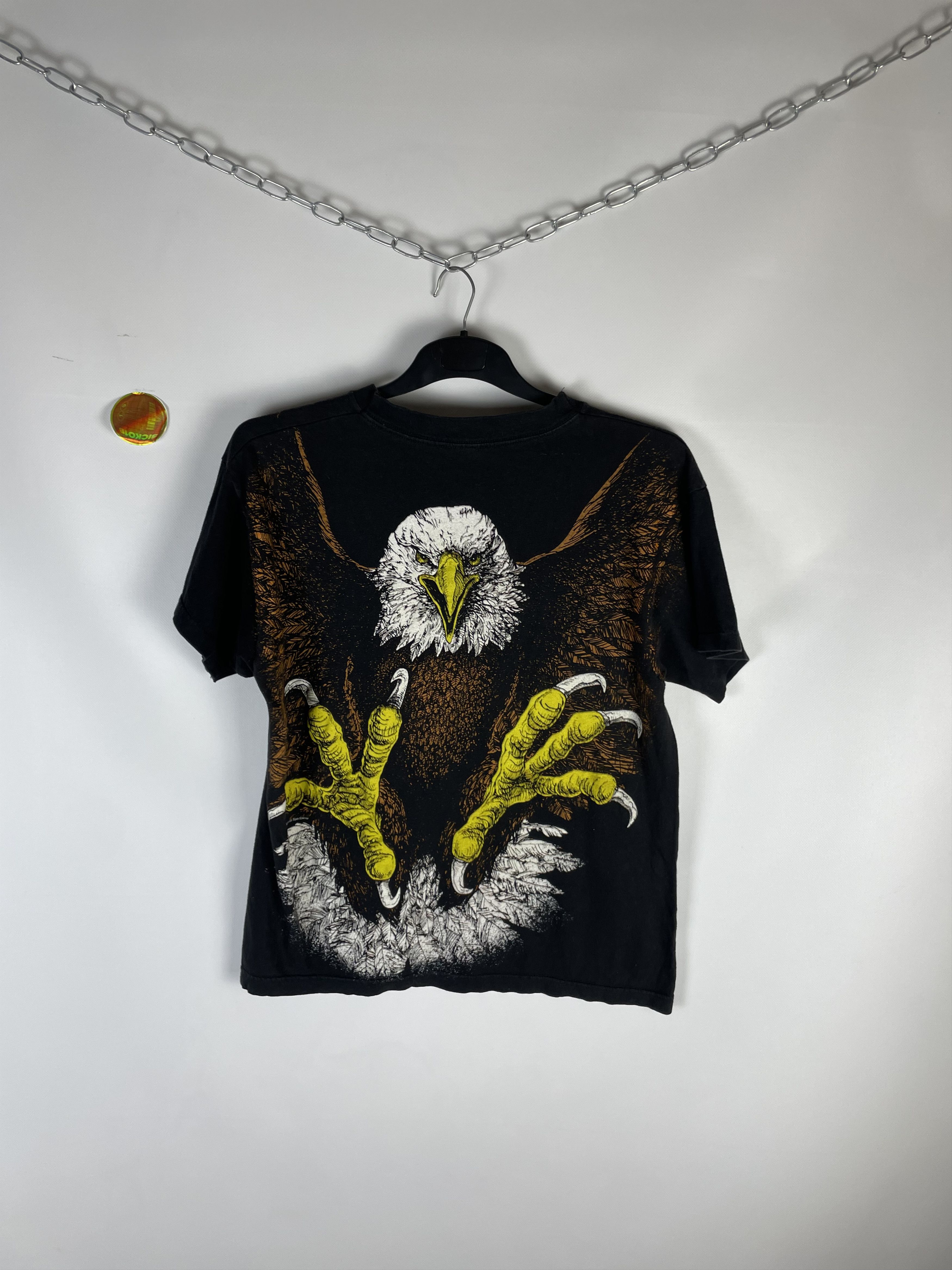 Vintage Eagle All Over Print Tee 90s Size US M / EU 48-50 / 2 - 7 Thumbnail