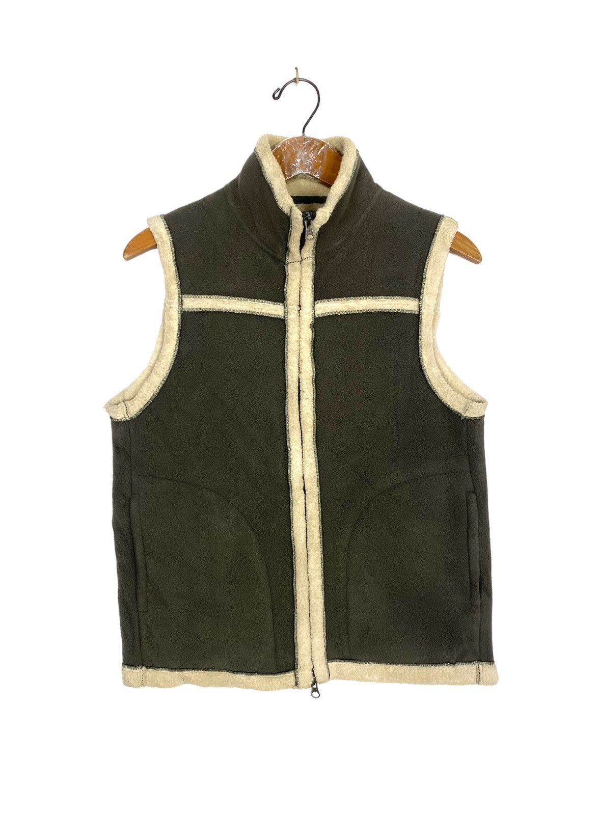 Gap Rare‼️ Gap Green Gilet Vest Sherpa Size US XXS / EU 40 - 1 Thumbnail