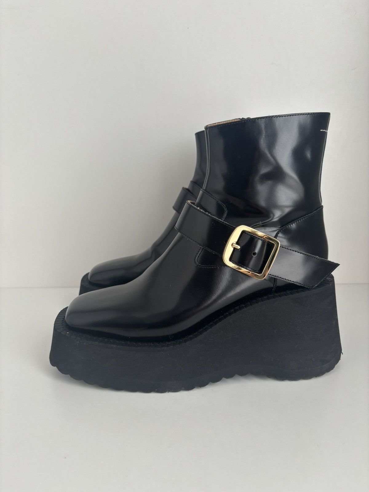 Maison Margiela Maison Margiela MM6 wedge boots Size US 8.5 / IT 38.5 - 2 Thumbnail