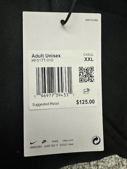 Adidas Nike Dot Swoosh Are You A Bot Exclusive Hoodie - Size XXL Size US XXL / EU 58 / 5 - 7 Thumbnail