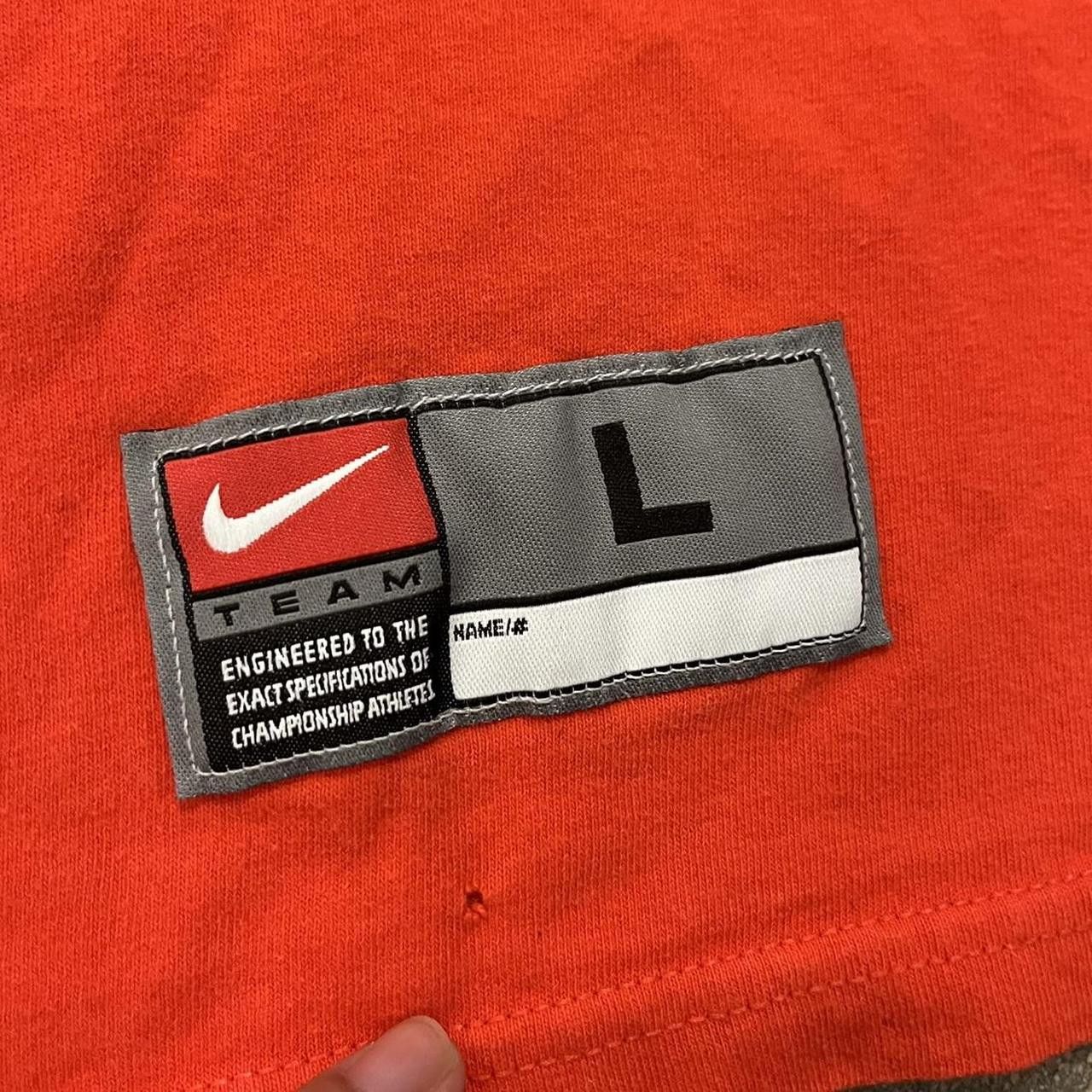 Nike Miami Hurricanes Nike Football Orange T shirt Size US L / EU 52-54 / 3 - 5 Thumbnail