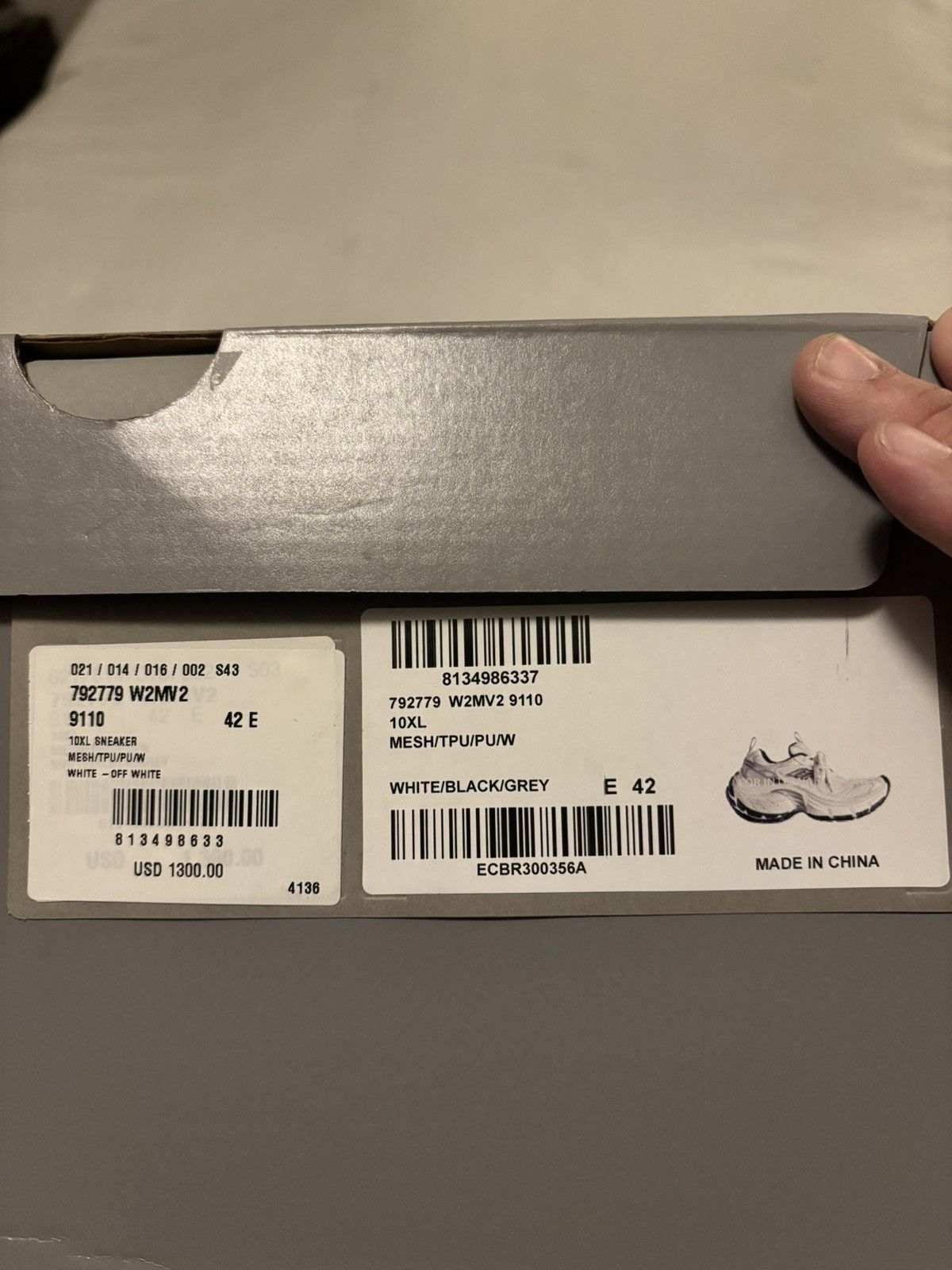 Balenciaga 10XL SNEAKERS Size US 9 / EU 42 - 9 Thumbnail