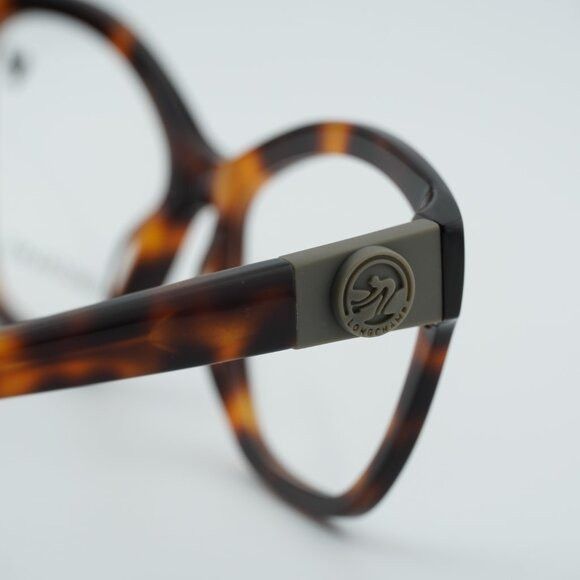 Longchamp Longchamp LO2755 230 Eyeglasses Havana 53mm Cat Eye Frame Size ONE SIZE - 3 Thumbnail
