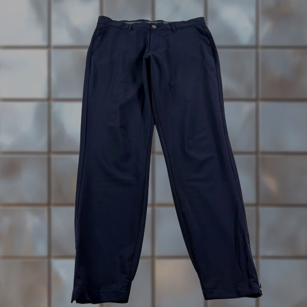 Vintage Primo Pants Mens 32 Blue Golf Jogger Performance Tapered Ankle Zip Stretch Regular Inseam 29 Size US 32 / EU 48 - 1 Thumbnail
