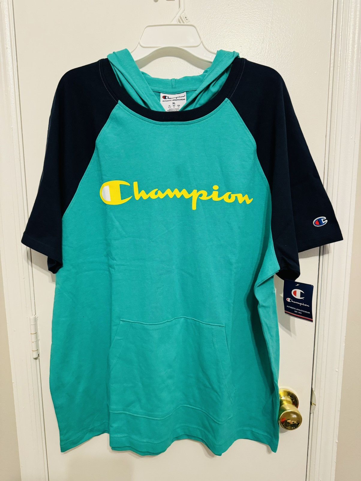Champion Champion Men's Middleweight Short Sleeve Hoodie Size XL Size US XL / EU 56 / 4 - 4 Thumbnail
