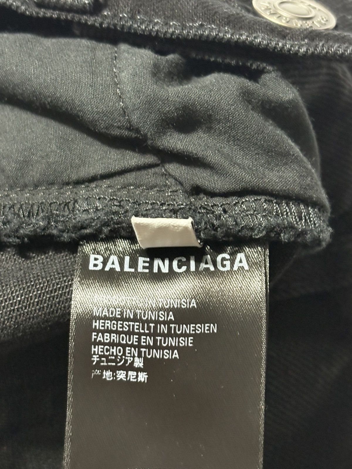 Balenciaga BALENCIAGA HIGH WAISTED STRAIGHT LEG JEANS Size 26" / US 2 / IT 38 - 11 Thumbnail