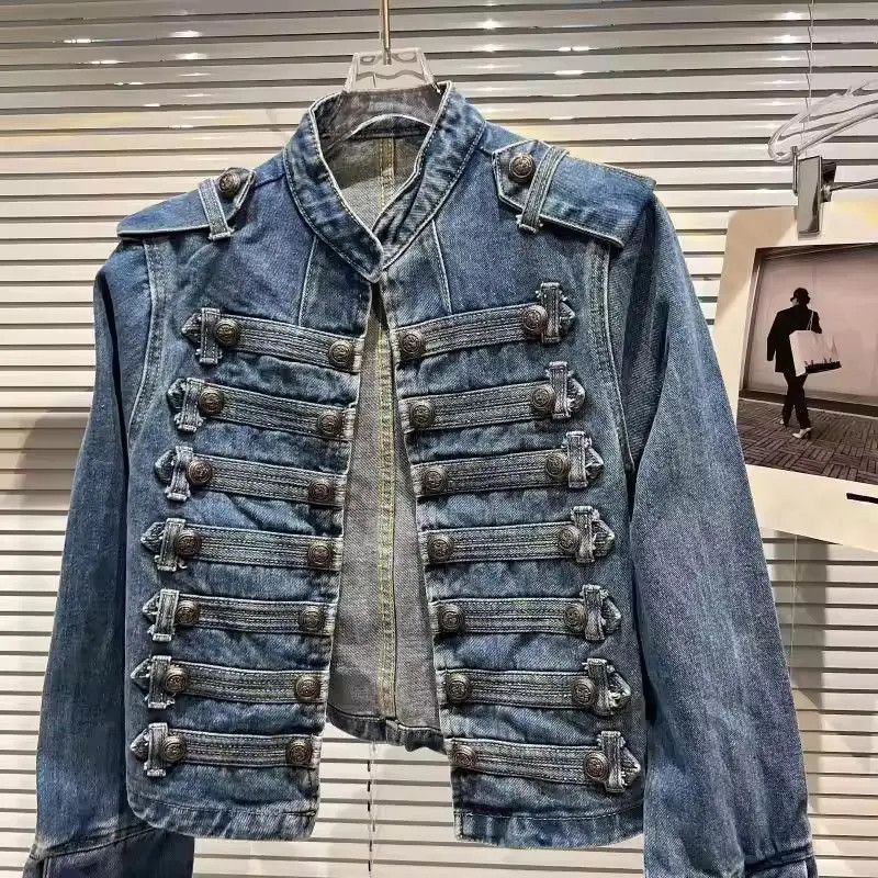 Japanese Brand Vintage Military-Inspired Jacket – Bold, Structured Size US S / EU 44-46 / 1 - 4 Thumbnail