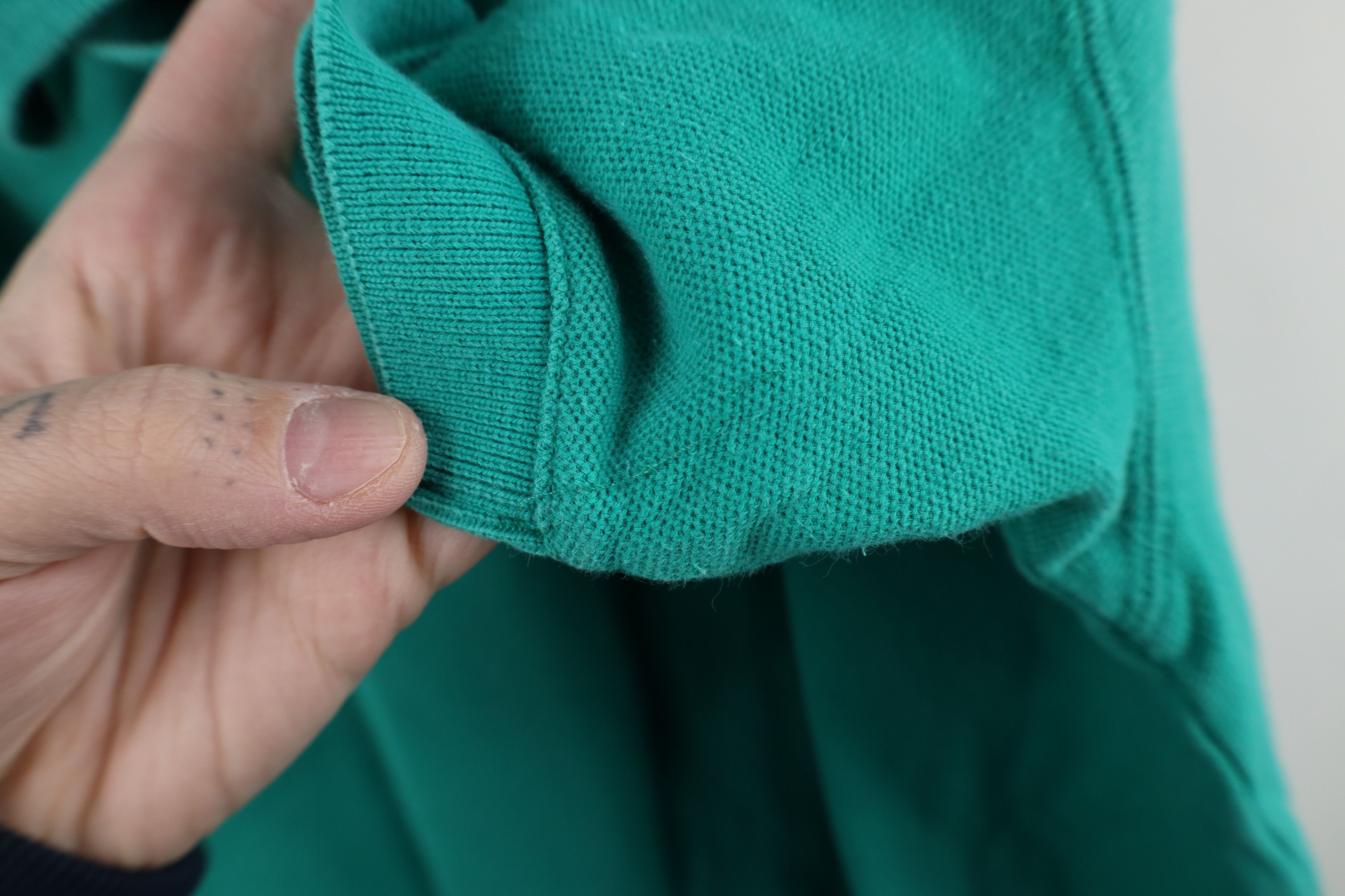 Eddie Bauer Vintage 90s Eddie Bauer Heavyweight Polo Shirt Teal Cotton Size US XXL / EU 58 / 5 - 4 Thumbnail