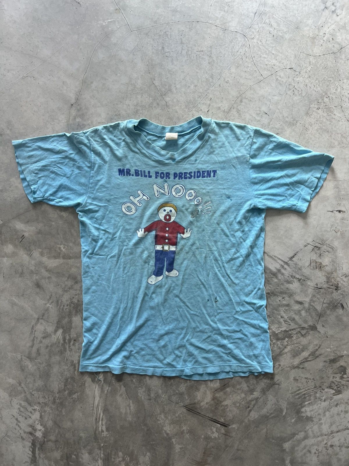 Vintage Vintage 80s Oh Nooo It's Mr Bill Saturday Night Live Tee Size US L / EU 52-54 / 3 - 1 Thumbnail
