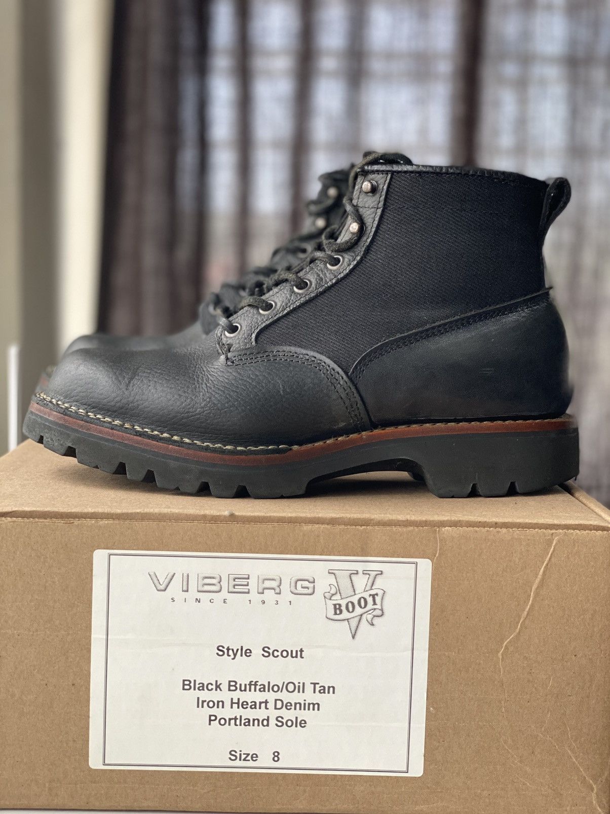 Iron Heart Vintage Collaboration Viberg x Iron Heart IHVB02 Size US 9 / EU 42 - 1 Thumbnail