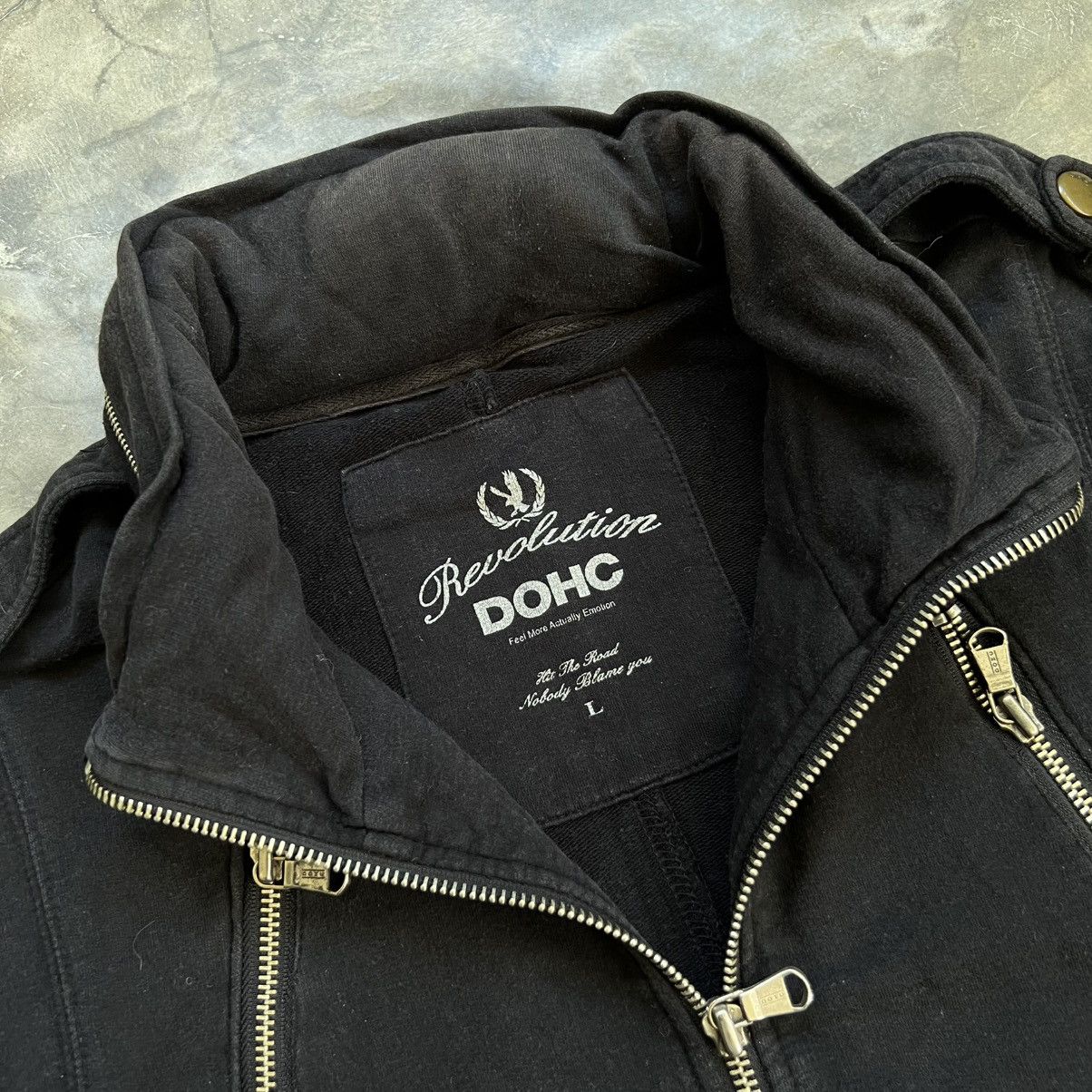 14th Addiction 2000s DOHC Vkei Style Zip Pocket Hooded Vest Size US L / EU 52-54 / 3 - 11 Thumbnail