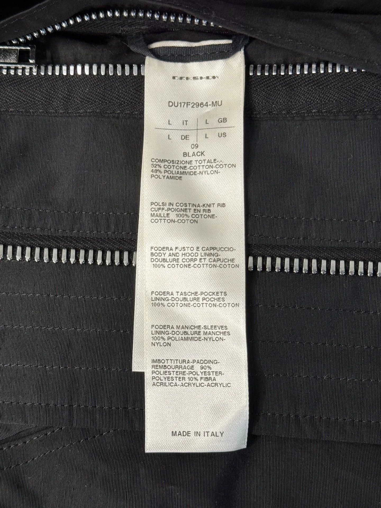 Rick Owens Rick Owens MA1 Bomber Cotton Puffer L Size US L / EU 52-54 / 3 - 3 Thumbnail