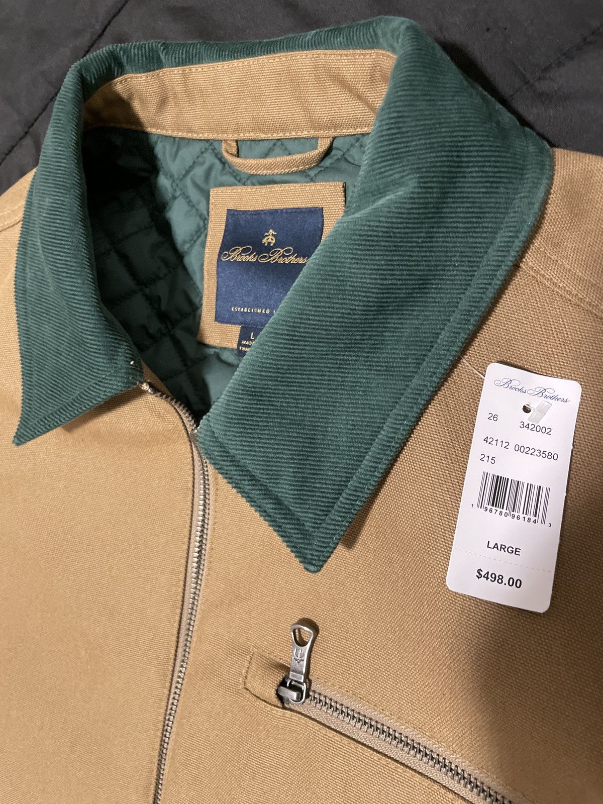 Brooks Brothers Brooks Brothes Cotton Canvas Barn Jacket -$220 Size US L / EU 52-54 / 3 - 8 Thumbnail