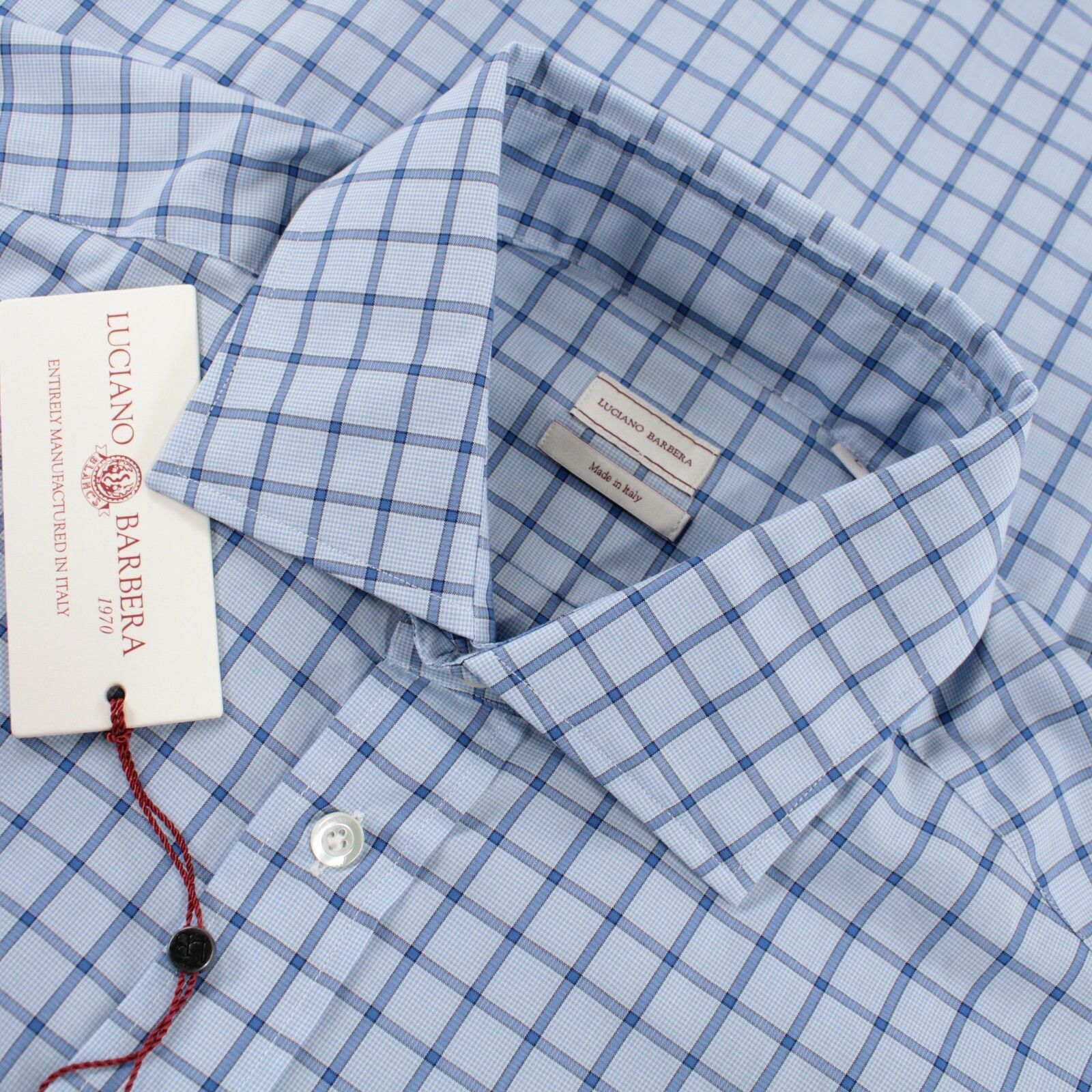 Luciano Barbera Luciano Barbera New with tags Shirt Size L US In Blue Size US L / EU 52-54 / 3 - 1 Thumbnail