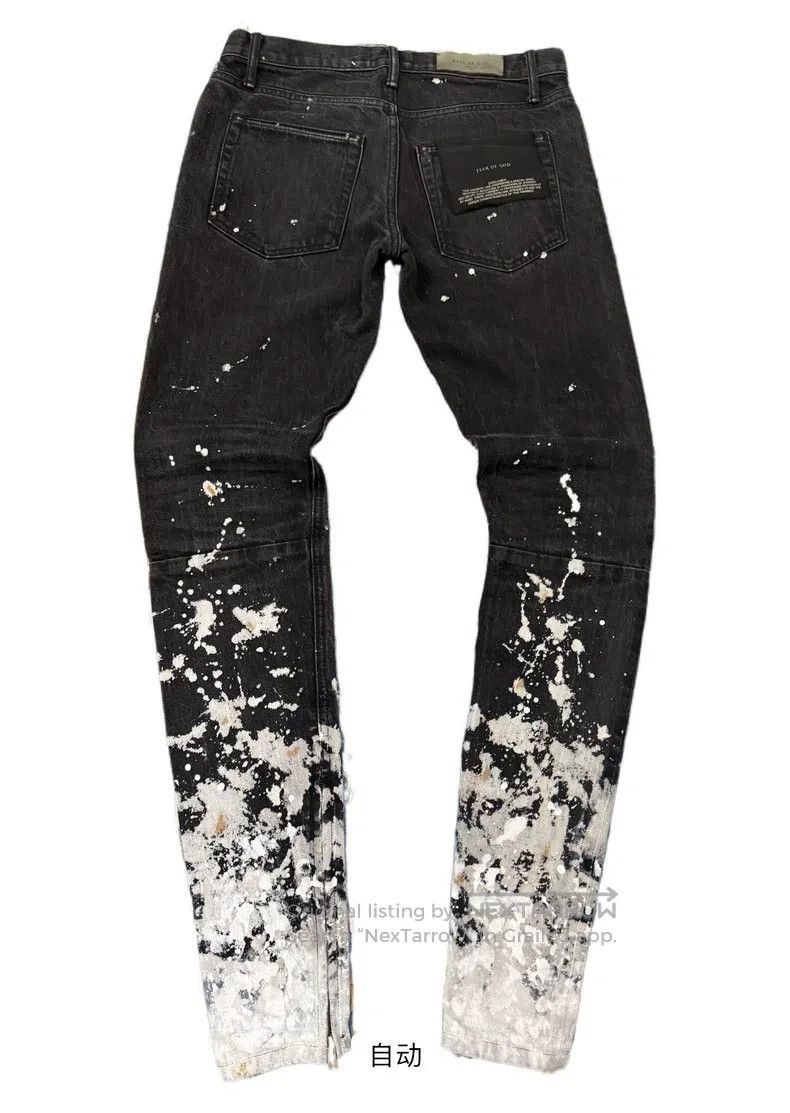 Fear of God Fear of God 5th black splash ink Size US 31 - 3 Thumbnail