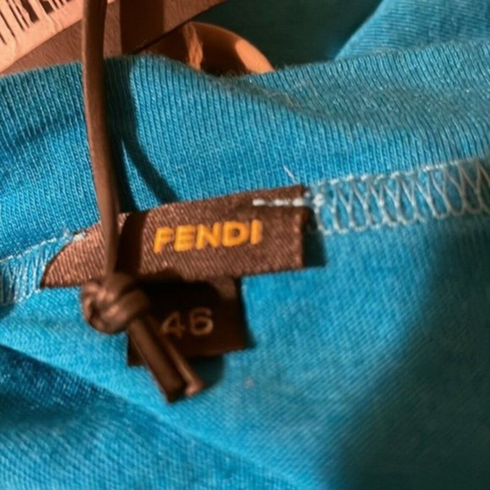 Fendi Fendi Short dress cornflower blue Size 10 Size L / US 10 / IT 46 - 6 Thumbnail