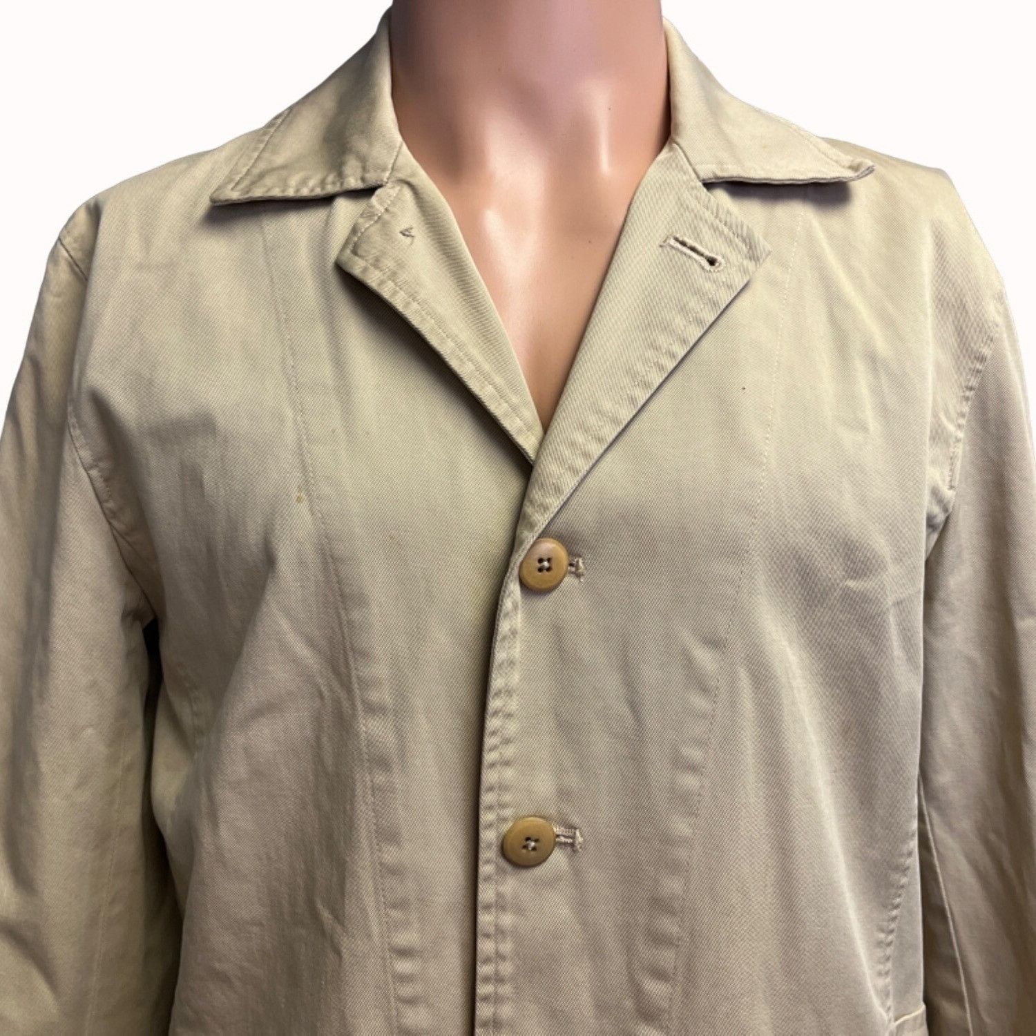 Ralph Lauren Ralph Ralph Lauren Men's Tan Buttoned Jacket Sz L SKU 5326 Size US L / EU 52-54 / 3 - 3 Thumbnail