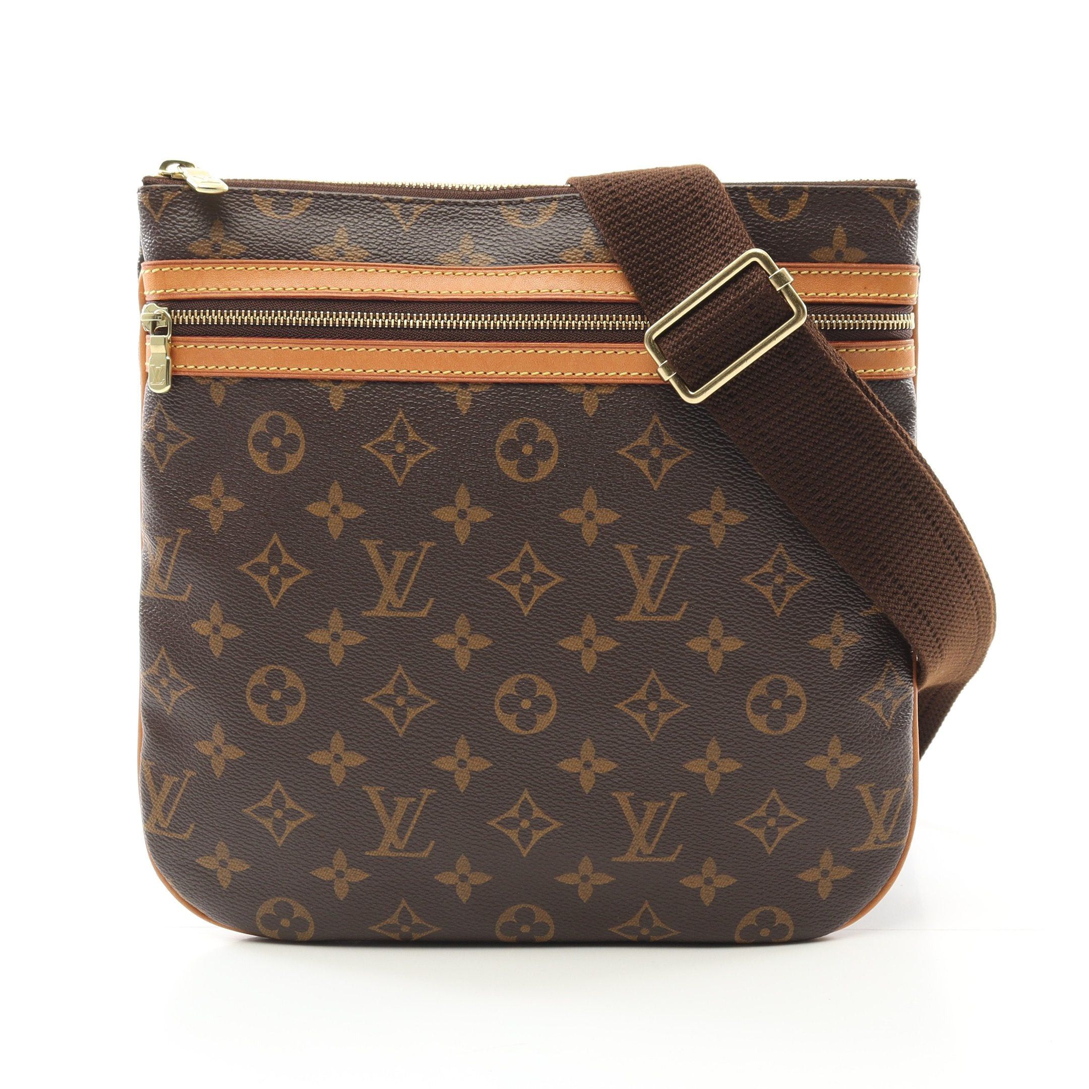 Louis Vuitton Louis Vuitton Pochette Bosphore Monogram Shoulder Bag Leather Brown Size ONE SIZE - 1 Thumbnail