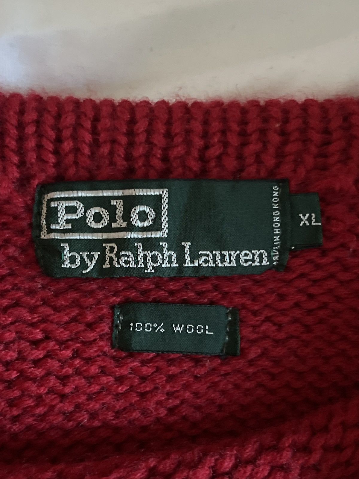 Polo Ralph Lauren Vintage Polo Ralph Lauren Sweater 100% Wool Size XL / US 12-14 / IT 48-50 - 2 Thumbnail