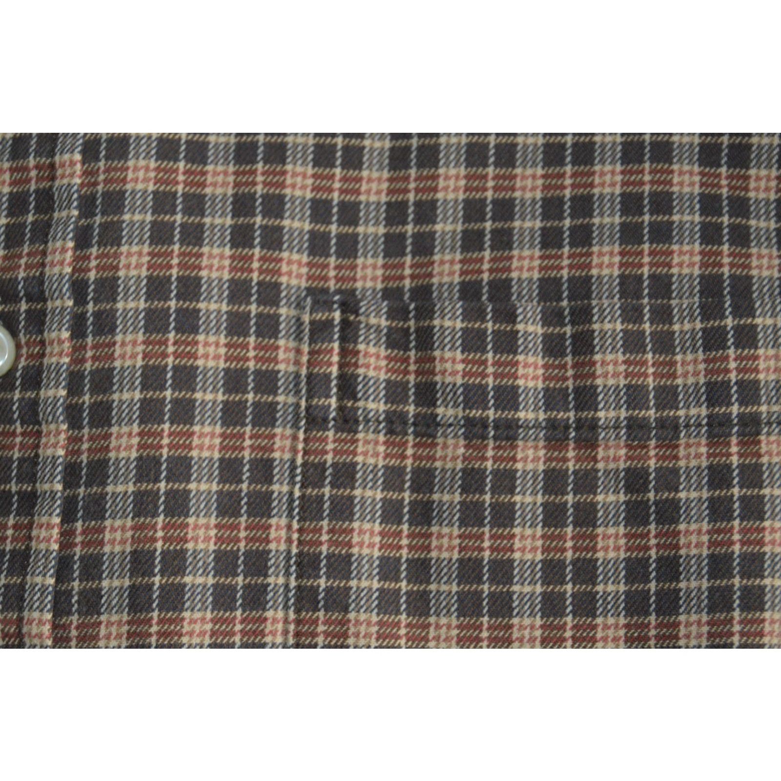 Polo Ralph Lauren VTG Polo Ralph Lauren Jean Co Shirt Mens L/S Brown Plaid Cotton M Size Size US M / EU 48-50 / 2 - 4 Thumbnail