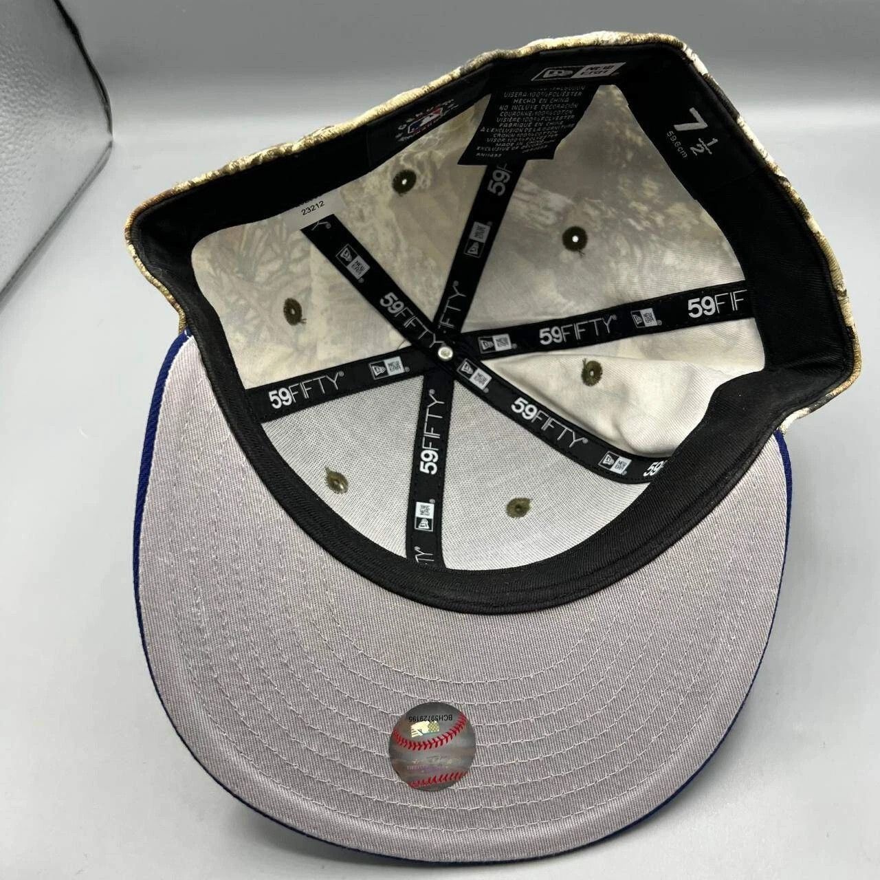 New Era Los Angeles LA Dodgers Hat Men 7 1/2 Realtree Camo Fitted Size ONE SIZE - 2 Thumbnail