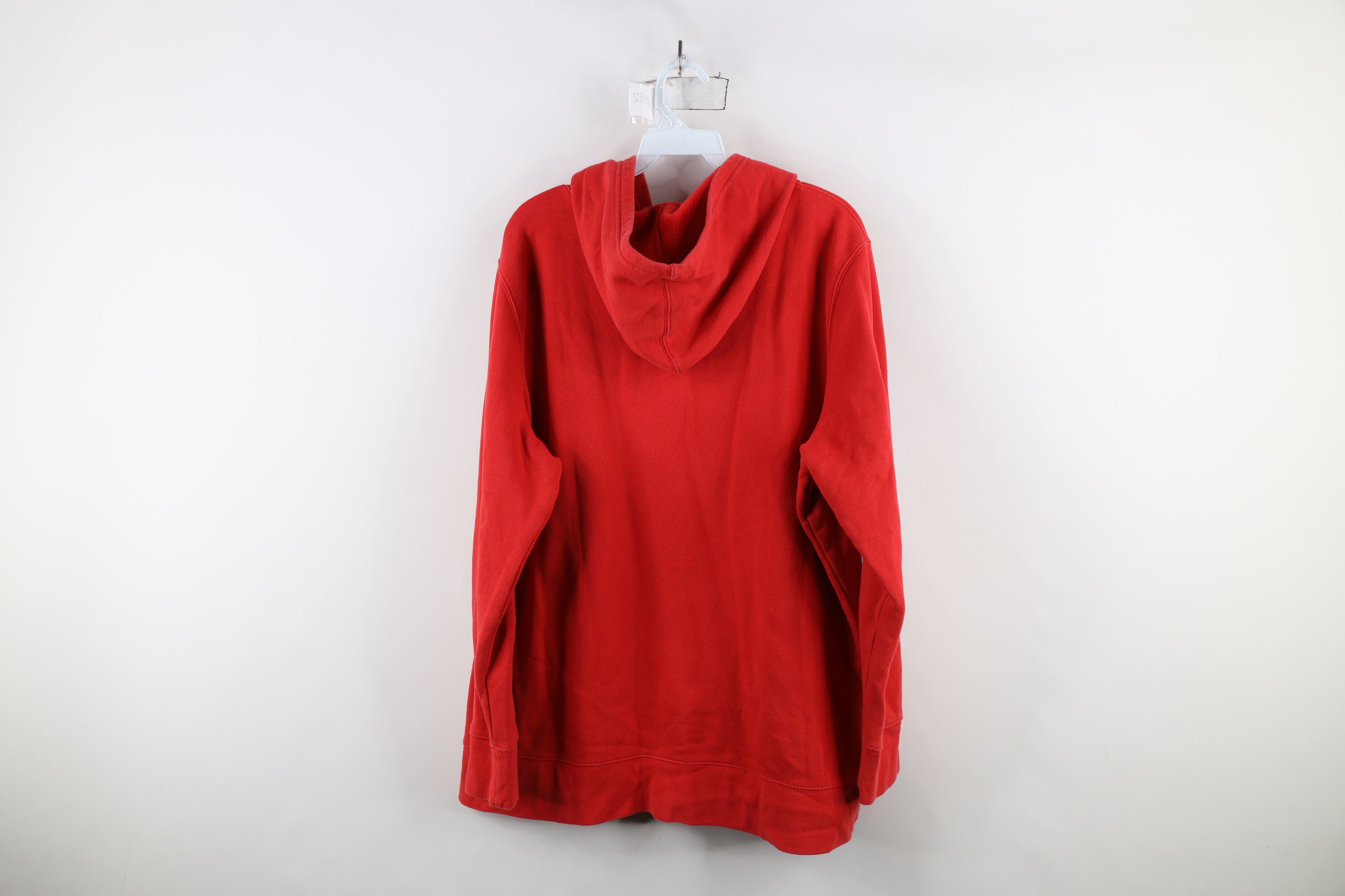 Gap × Vintage Vintage Y2K Gap Block Letter USA Flag Hoodie Sweatshirt Red Size XXL / US 16-18 / IT 52-54 - 11 Thumbnail