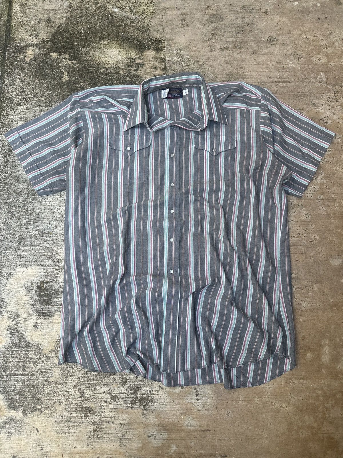 Panhandle Slim × Vintage Vintage 90s Panhandle Slim Pearl Snap Button Up Shirt Size US L / EU 52-54 / 3 - 1 Thumbnail