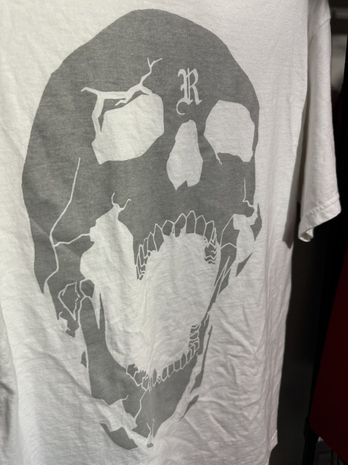 Revenge Revenge Bones Reflective Tee White L Size US L / EU 52-54 / 3 - 8 Thumbnail