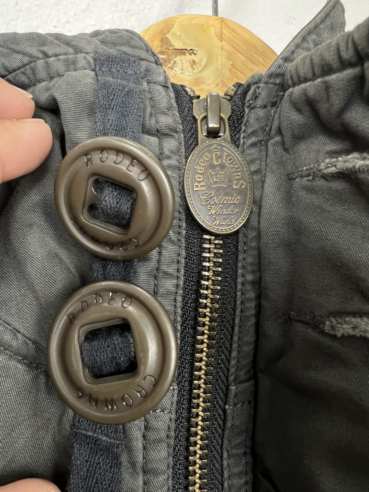Japanese Brand Rodeo Crowns "Militia" 2-in-1 Bomber Hoodie Jacket Size S / US 4 / IT 40 - 7 Thumbnail