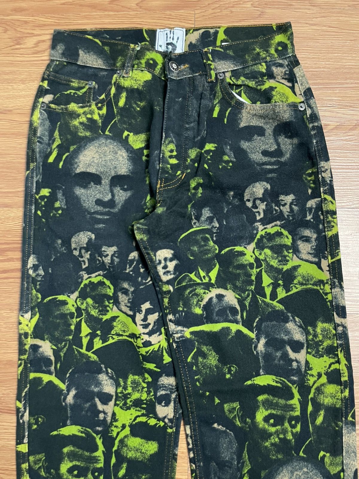 Jean Paul Gaultier AW92 Jean Paul Gaultier Faces Denim Size US 28 / EU 44 - 2 Thumbnail