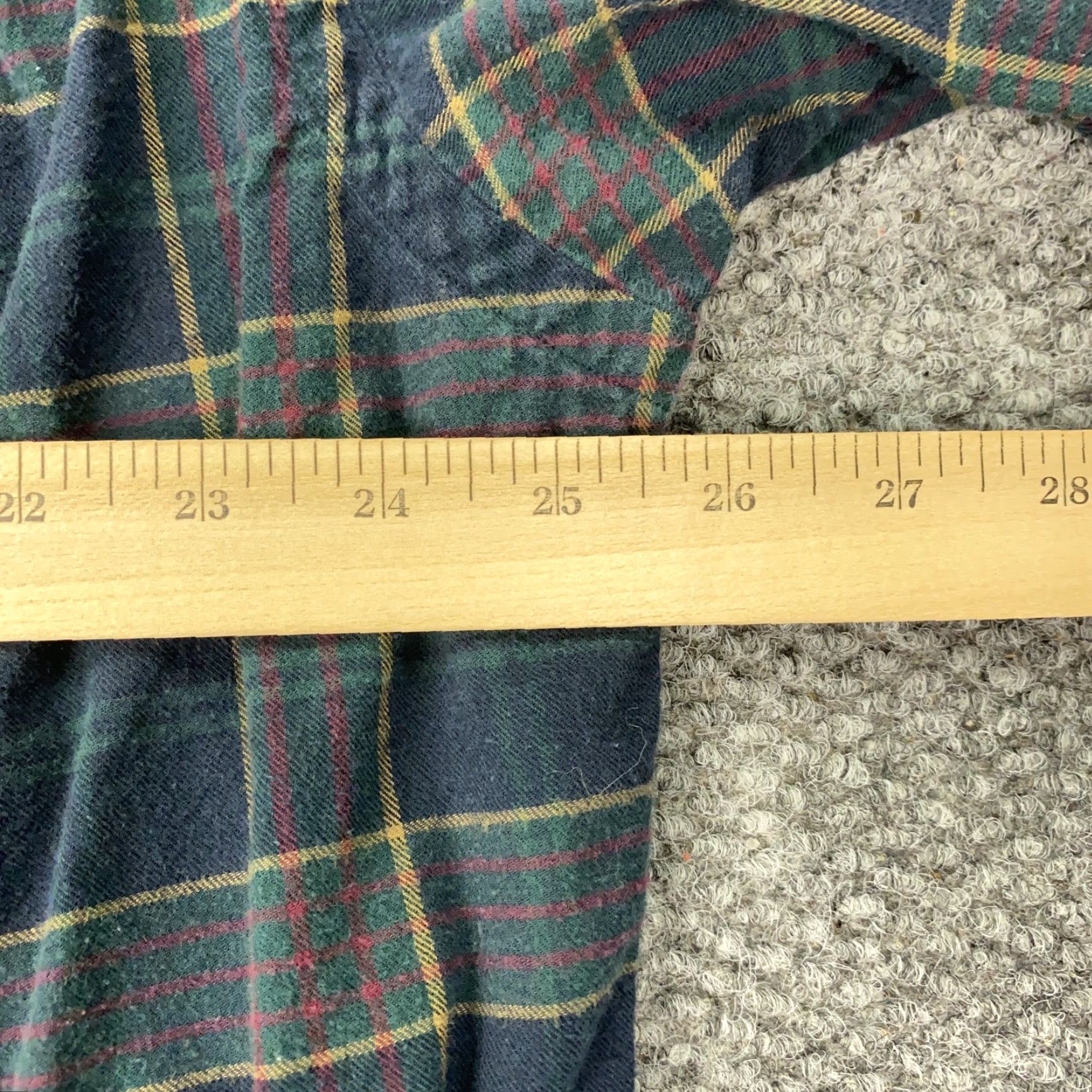 Ralph Lauren VINTAGE Ralph Lauren Shirt Mens Large Plaid Flannel Button-Down Casual Preppy Embroidered Pony Logo Green Size US L / EU 52-54 / 3 - 7 Thumbnail