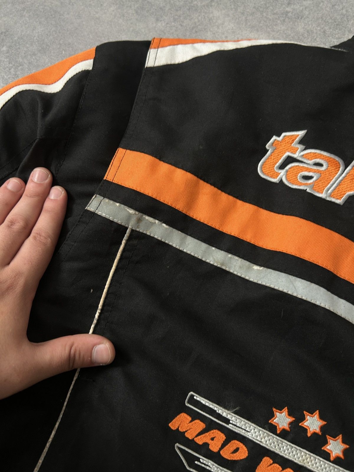 Japanese Brand Vintage Takano Racing big logo bomber jacket mens Size US M / EU 48-50 / 2 - 8 Thumbnail