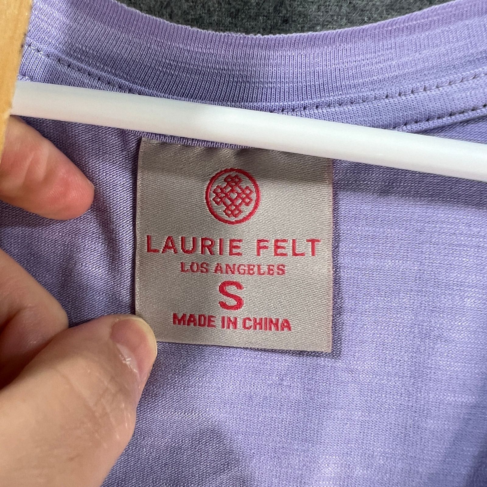 Other Laurie Felt Top Slub V-Neck Tee with Size S / US 4 / IT 40 - 3 Thumbnail