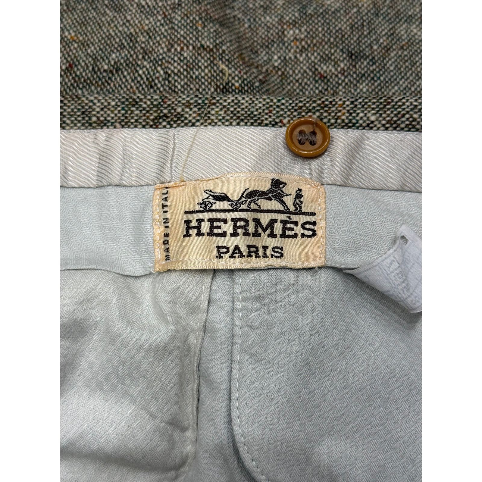 Hermes 1990s Hermes wool tweed suit set Size 50L - 14 Thumbnail