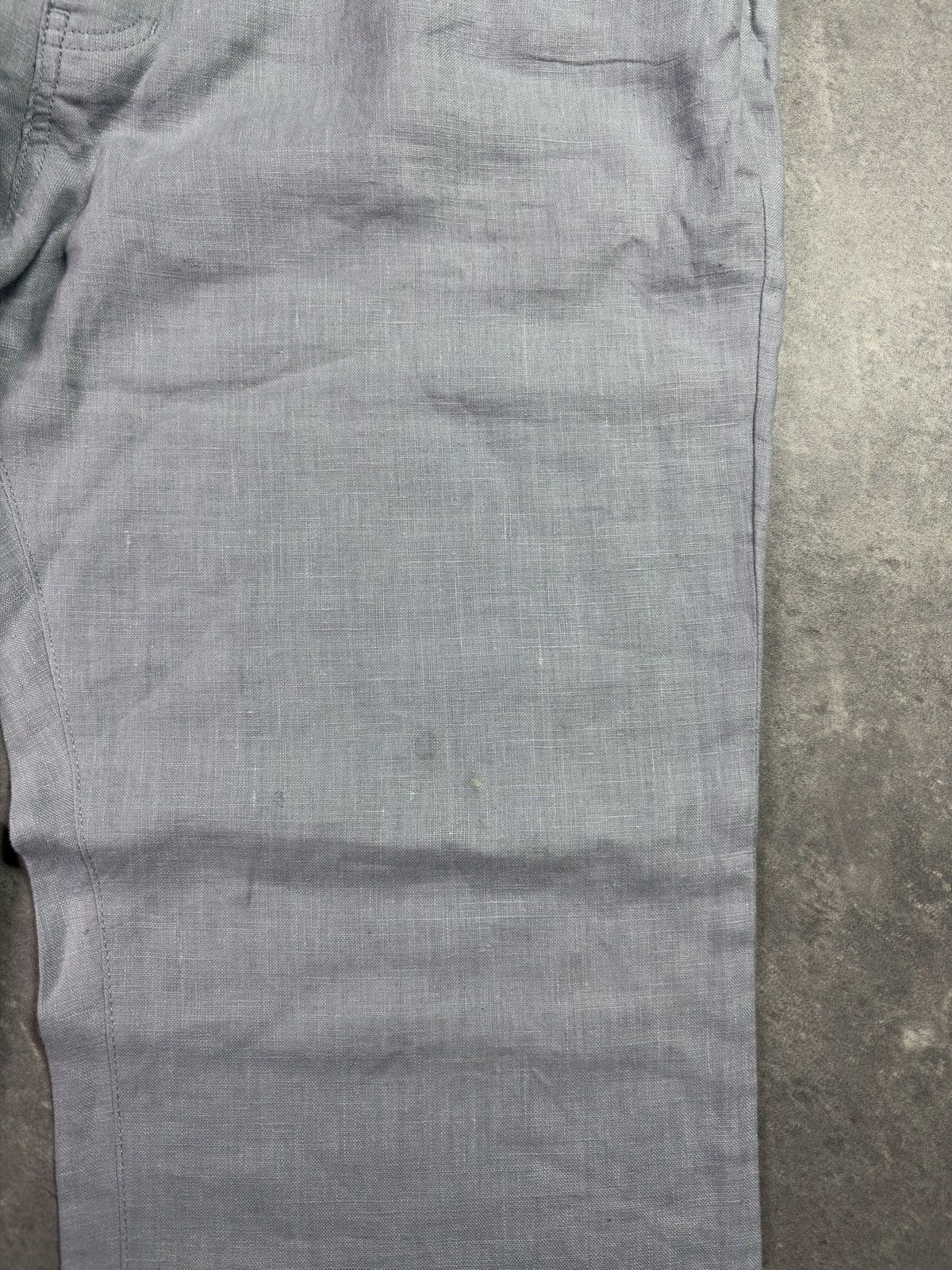 Yves Saint Laurent 100% Linen Rare Yves Saint Laurent YSL Logo Pants 38 Size US 38 / EU 54 - 11 Thumbnail