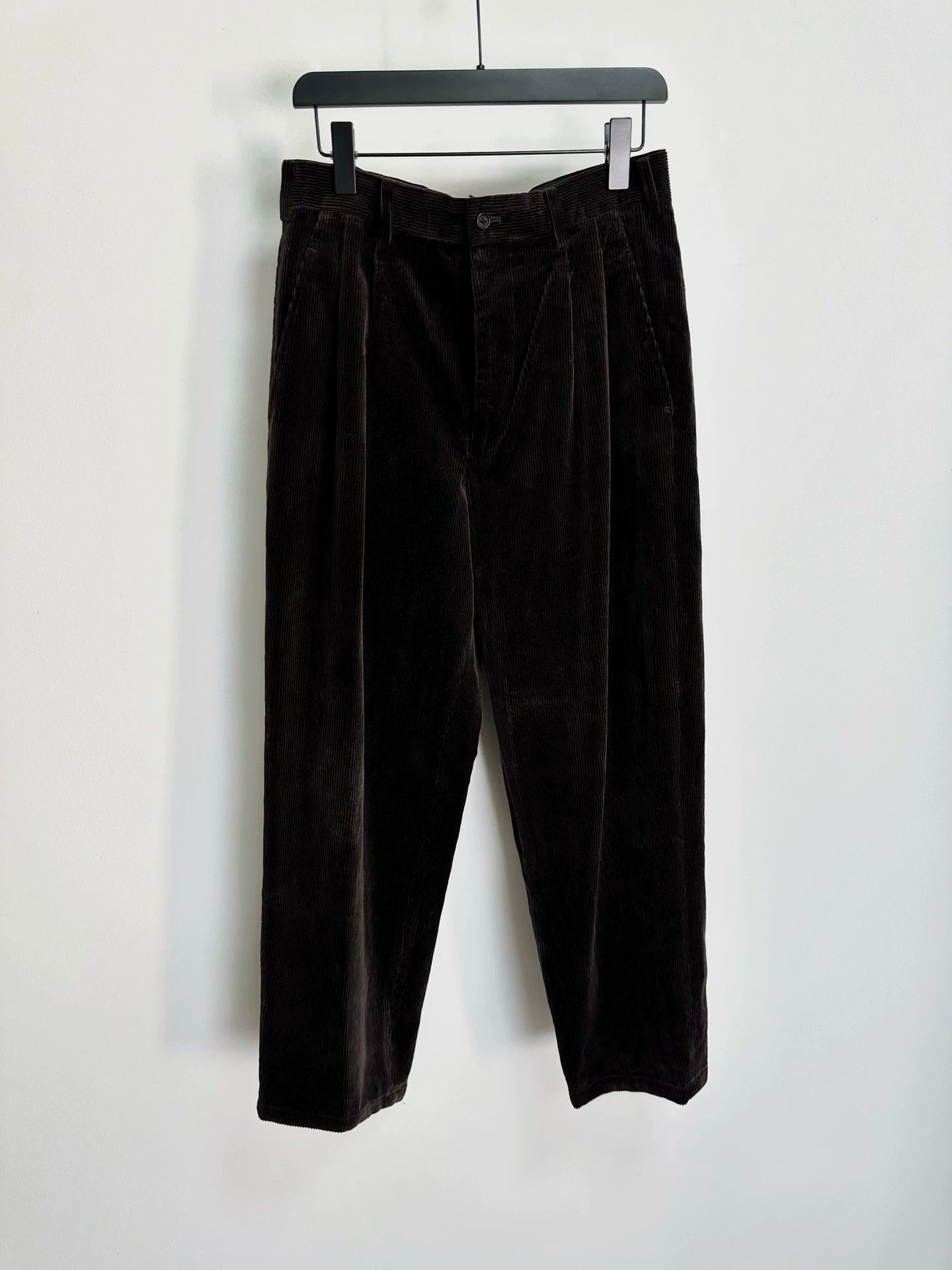 Yohji Yamamoto Yohji Yamamoto 96AW Runway Corduroy Trousers Size S Size US 29 - 1 Thumbnail
