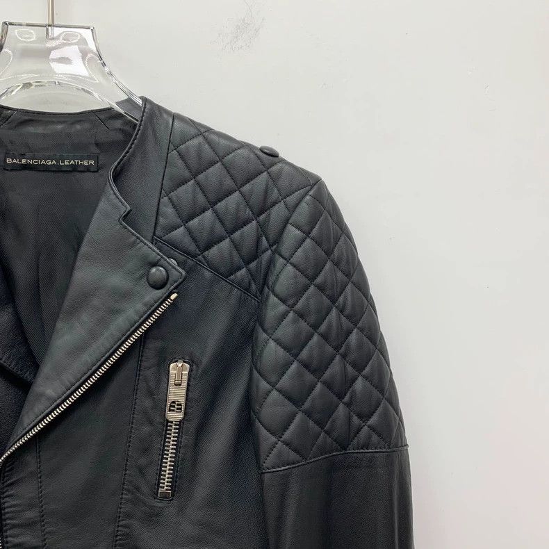 Other Balenciaga size 36 Black rhombus chain long sleeve sheepsk Size XS / US 0-2 / IT 36-38 - 3 Thumbnail
