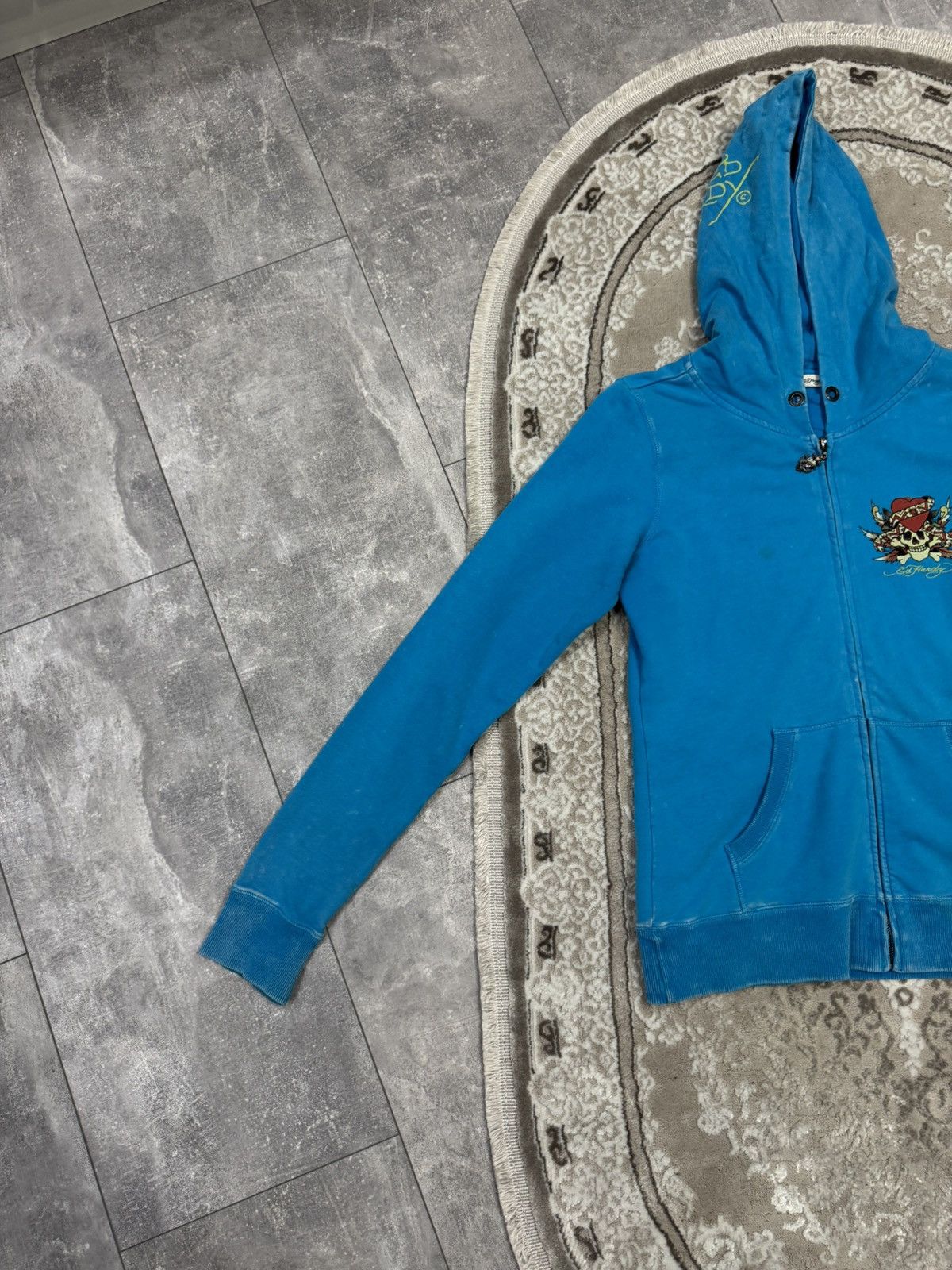 Ed Hardy Vintage Y2k Ed Hardy Suit(Pants+Zip Sweatshirt) Japanes 90’s Size L / US 10 / IT 46 - 18 Thumbnail