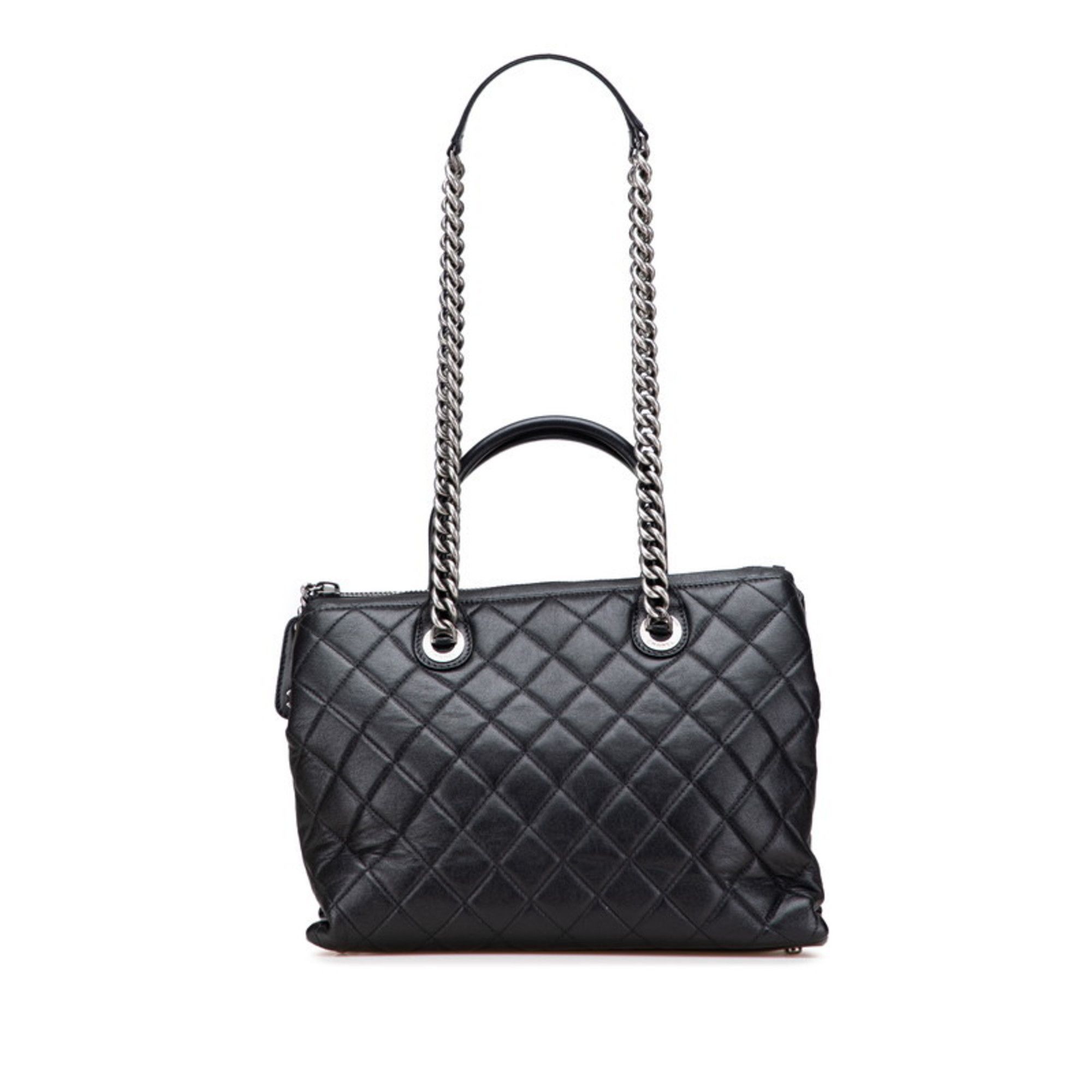 Chanel CHANEL 31 RUE CAMBON Handbag Chain Shoulder Bag Black Lambskin Women's Size ONE SIZE - 1 Thumbnail