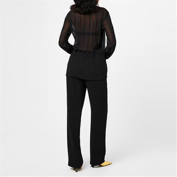 Dries Van Noten o1g2r1mq1024 Pant in Black Size 27" / US 4 / IT 40 - 5 Thumbnail