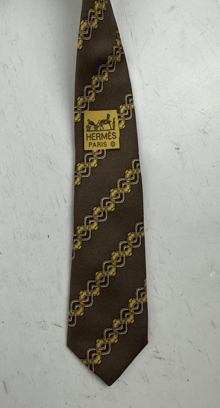 Hermes HERMES TIE - TC 48 Size ONE SIZE - 2 Thumbnail