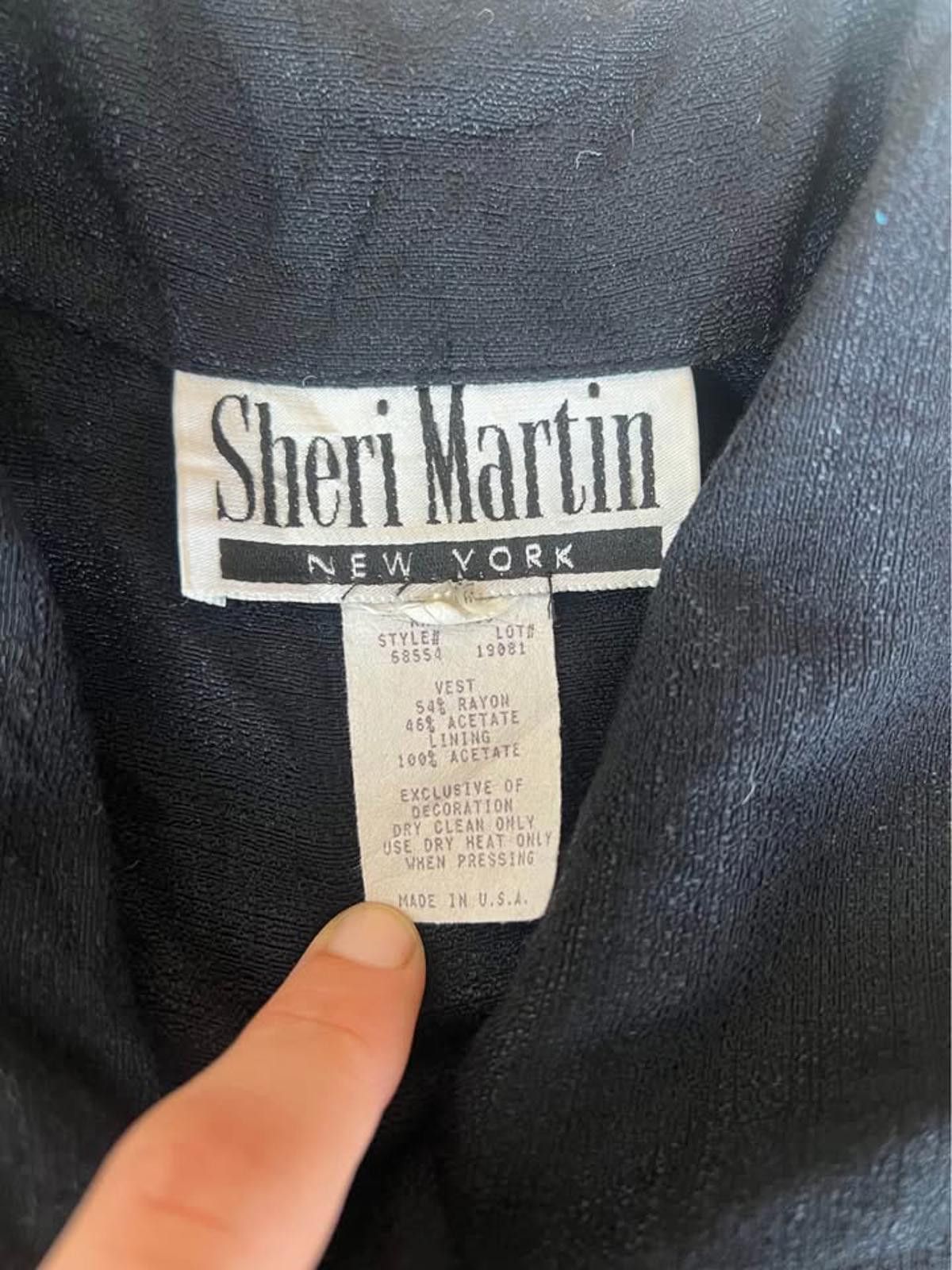 Designer Vintage 80s Sheri Martin Fish Skeleton Vest (Made in USA) Size ONE SIZE - 3 Thumbnail