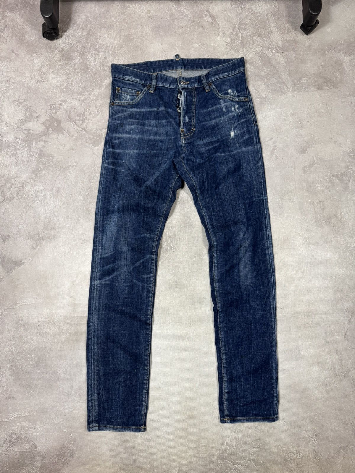 Dsquared2 Dsquared2 Distressed Style Men's Skini Jeans Size US 31 - 7 Thumbnail