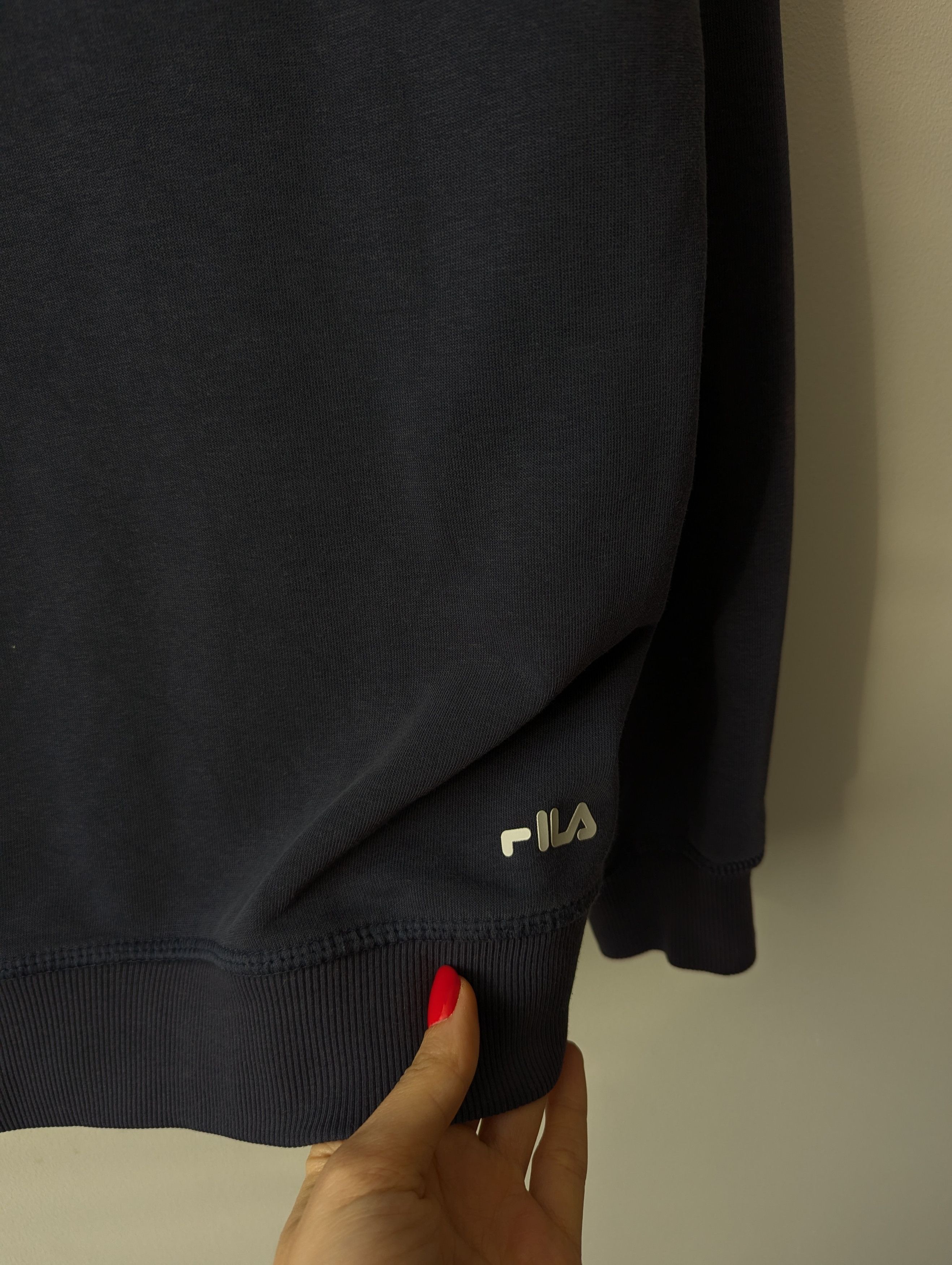 Fila FILA Navy Logo Hoodie Oversized Fit Size US L / EU 52-54 / 3 - 10 Thumbnail