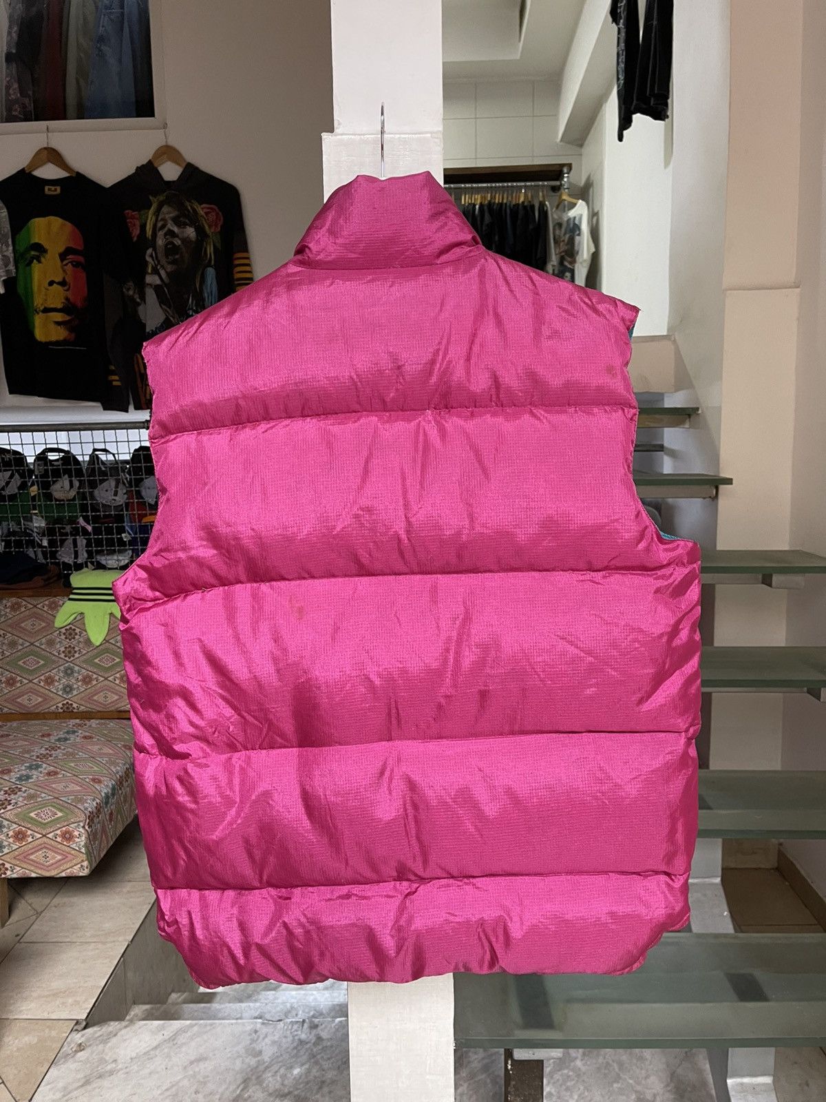 Kappa × Vintage Vintage Kappa Reversible Puffer Vest 80s Size US M / EU 48-50 / 2 - 2 Thumbnail