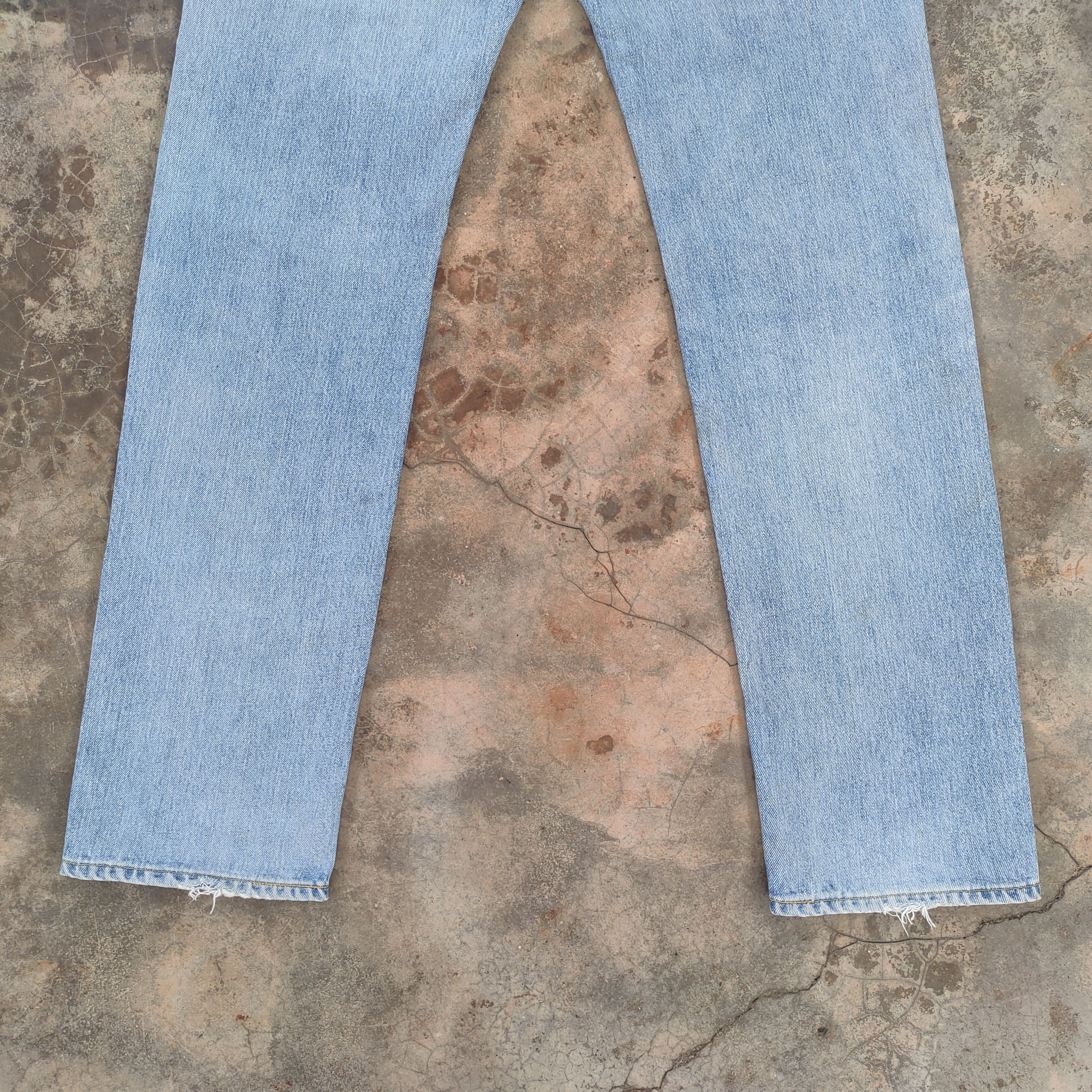 Lee W34 VINTAGE LEE RIDERS FADED RIPPED JEANS DENIM PANTS Size US 34 / EU 50 - 12 Thumbnail