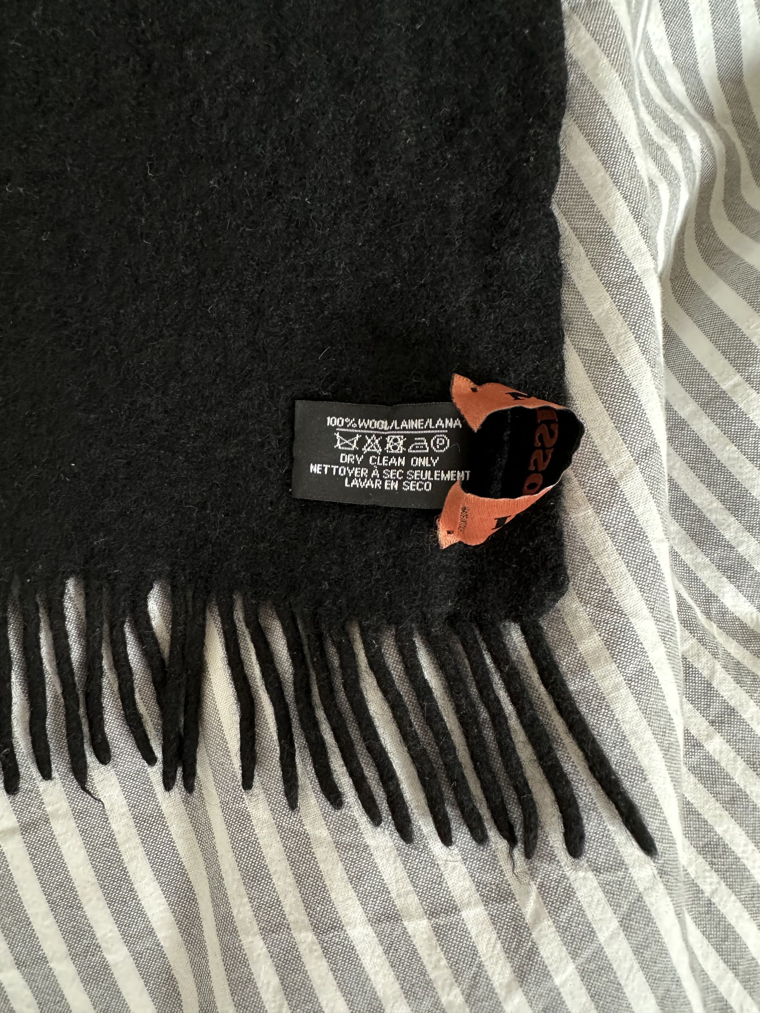 Missoni Missoni Black Wool Scarf Made In Italy Size ONE SIZE - 4 Thumbnail